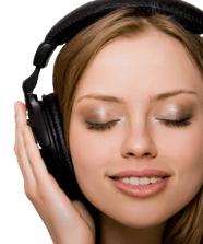Fayetteville Radio Advertising Woman With Headphones
